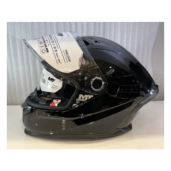 Mt Braker Sv Parlak Siyah Full Face Motor - Görsel 5