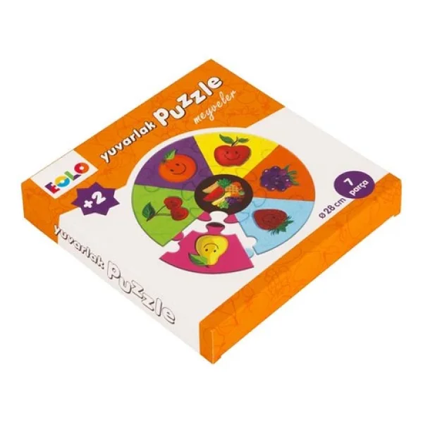 Eolo Meyveler Yuvarlak Puzzle - Görsel 4