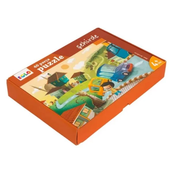 Eolo Şehirde 40 Parça Yer Puzzle - Görsel 5