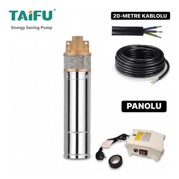 Taifu 4skm-100 Kablolu Panolu Dalgıç Pompa Seti - Görsel 3