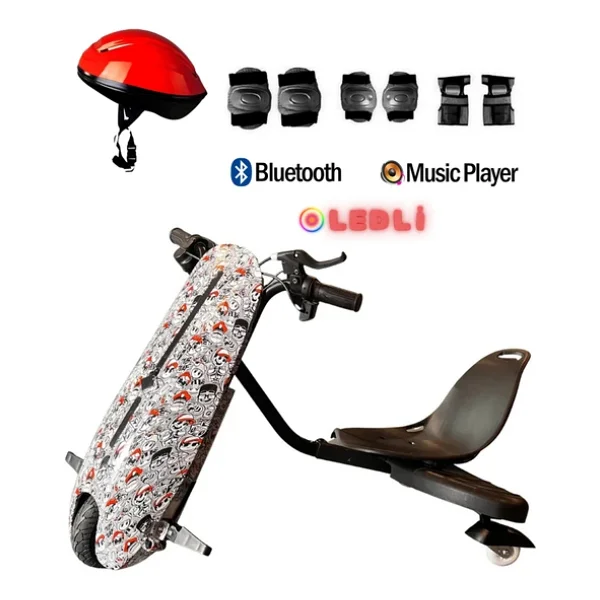 Citymate Koruma Ekipmanlı Drift Scooter - Görsel 7