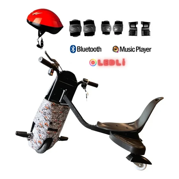 Citymate Koruma Ekipmanlı Drift Scooter - Görsel 4
