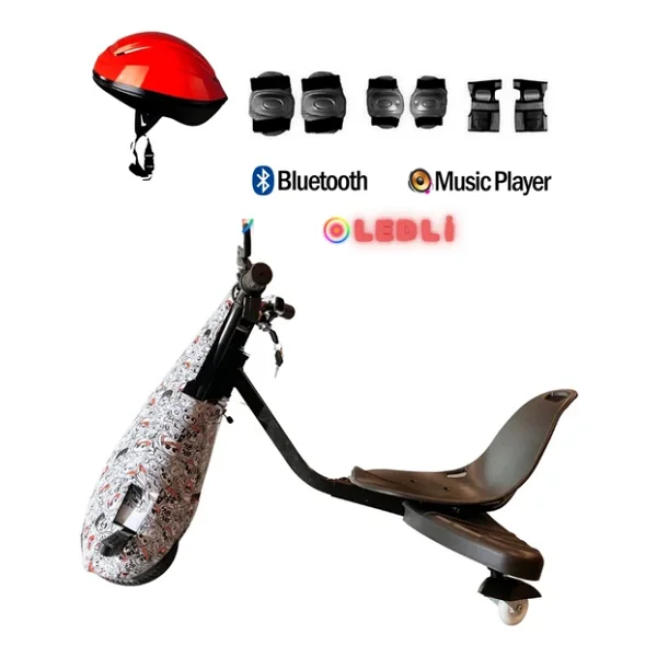 Citymate Koruma Ekipmanlı Drift Scooter - Görsel 5