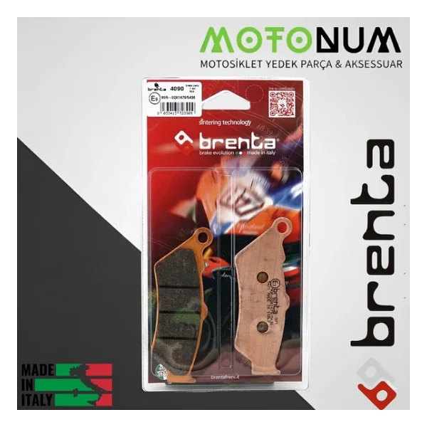 Cf Moto 650 Mt Ön Fren Balata Sinterli Brenta ( Made İn İtaly) - Görsel 3