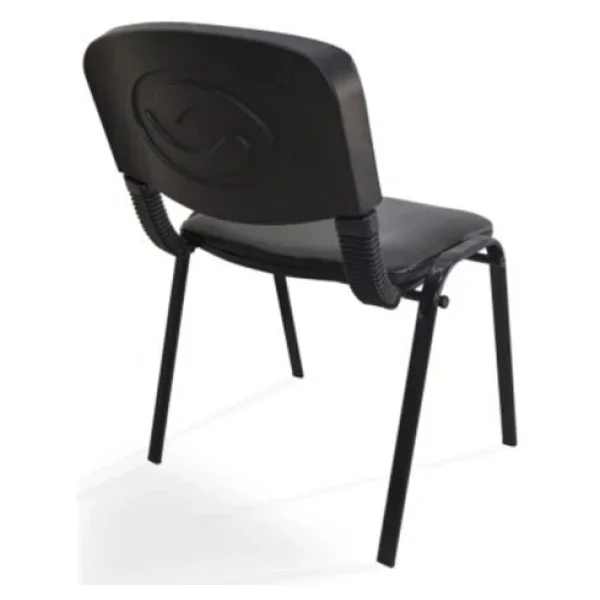 Clk Office Furniture & Desing Siyah Ofis Büro Bekleme Misafir Form Koltuğu Sandalyesi 2li - Görsel 2