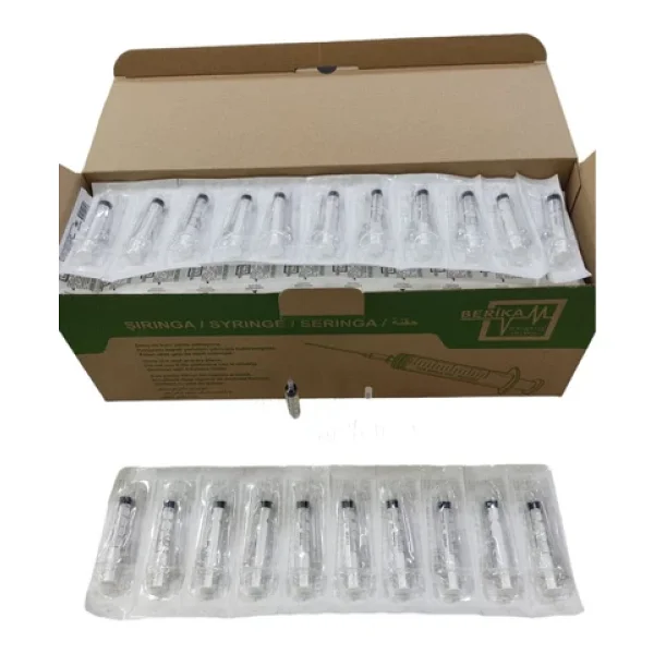 2 Cc Ml Düz Uç Dental Enjektör Gri Uç 27 G 40 Mm 220 Li Kutu - Görsel 2