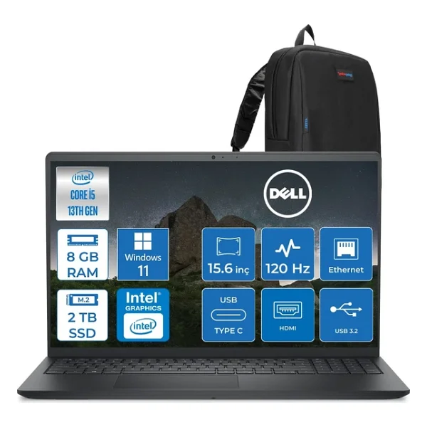 Dell Pro 15 Essential Pv152501334 İ5-1334u 8 GB 2 TB SSD Iris Xe Graphics 15.6" Full HD Notebook - Görsel 4