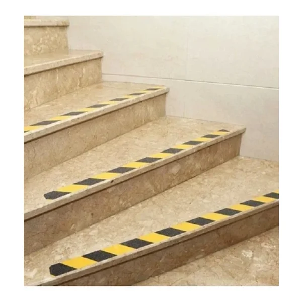 5 Adet Merdiven Kaydırmaz Kaymaz Bant 25mm X 25mt Sarı Siyah - Görsel 6