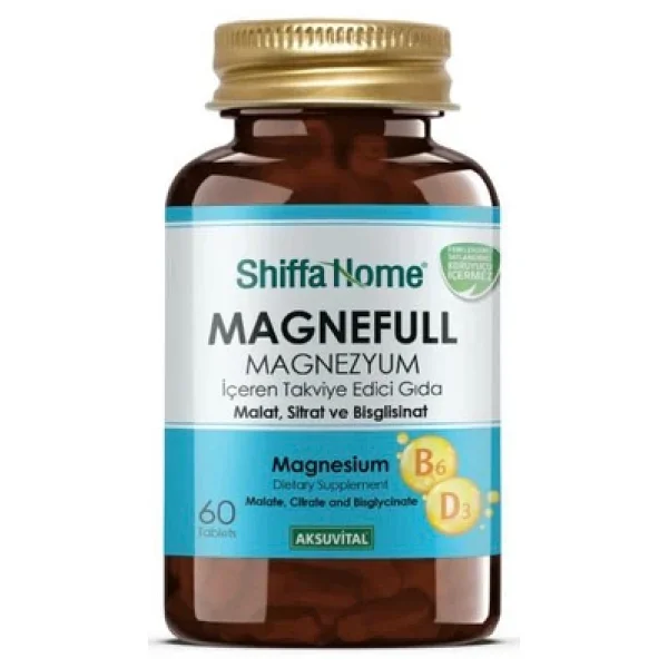 Shiffa Home Magnefull Magnezyum 60 Tablet - Görsel 3
