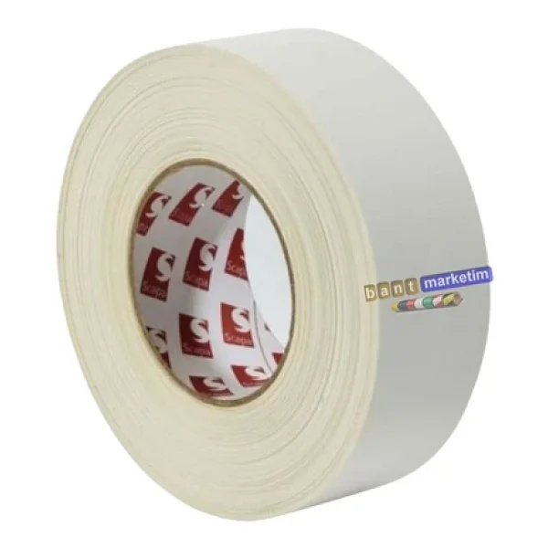 Scapa 3101 Gaffer Kamera Bandı Tamir Bandı 50mmx50mt Beyaz - Görsel 3