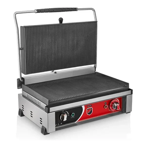 Işıkgaz Silverinox Işıkgaz Silver Style Elektrikli Çift Kapak 20 Dilim Tost Makinesi Gümüş - Görsel 3