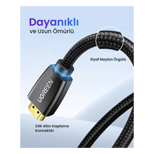 Ugreen 40409 1.5 M 4K Hdmı Kablo - Görsel 8