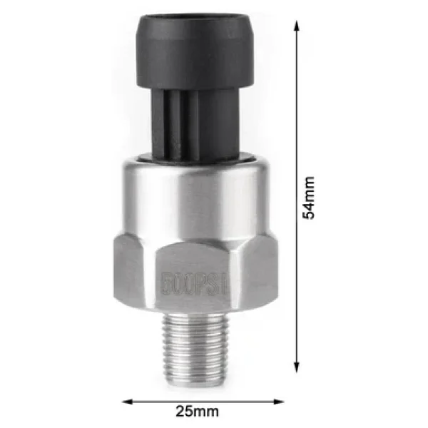 Devremarkt 500psi Basınç Sensörü 1/8" Npt Diş Paslanmaz Çelik Yağ Gaz Su Yakıt Tank Depo Lastik Hava Atmosfer - Görsel 5