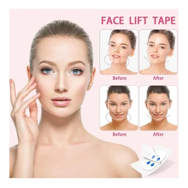 Ar-Ay Yüz Germe Bandı Şeffaf Lifting Bant Anında Toparlayıcı Etki (20adet) - Görsel 5
