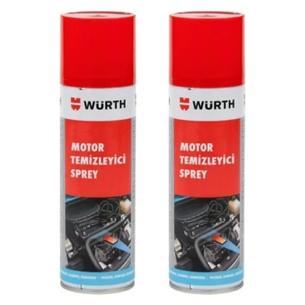Würth 2'li Motor Temizleyici Sprey 500 Ml - Görsel 3