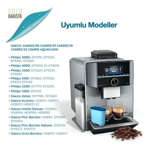 Rovexa Philips Aquaclean Kahve Makinesi Kireç Önleyici Su Filtresi 2 Adet - Görsel 4