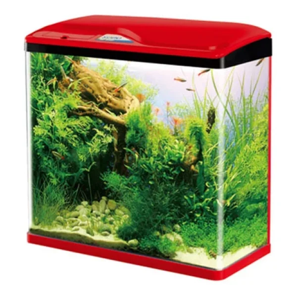 Sobo Kırmızı 39x19x44 Cm Komple Akvaryum - Görsel 5