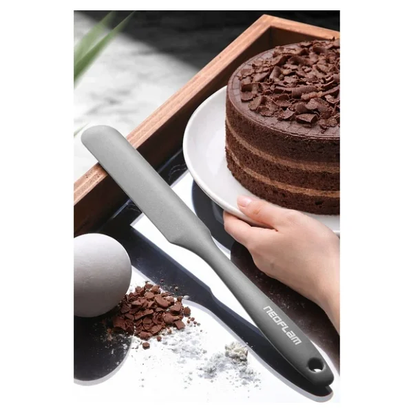 Neoflam İnce Silikon Pasta Spatulası - Görsel 5