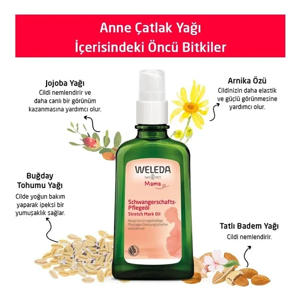 Weleda Anne Vücut Bakım Yağı 100 Ml - Görsel 9