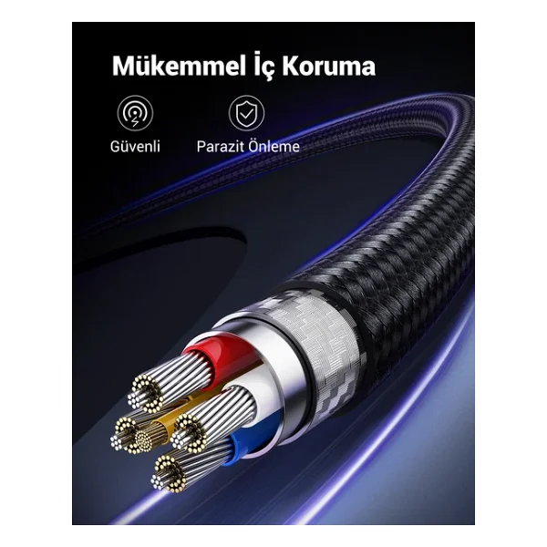 Ugreen 60158 2 M USB To Lightning Hızlı Şarj Kablosu - Görsel 5