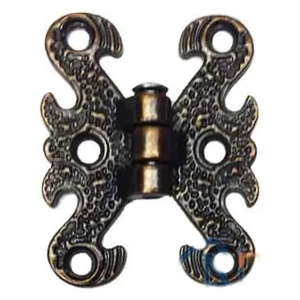 Zamak Kelebek Menteşe - Küçük, 30x40mm, Oksit, 100 Adet - Görsel 4