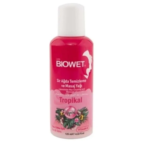 Biowet Sir Ağda Temizleme Ve Masaj Yağı Tropikal 150 Ml - Görsel 3