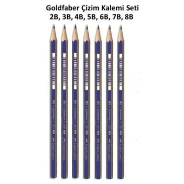 Faber-Castell Goldfaber Dereceli Kalem Çizim Seti - Görsel 5
