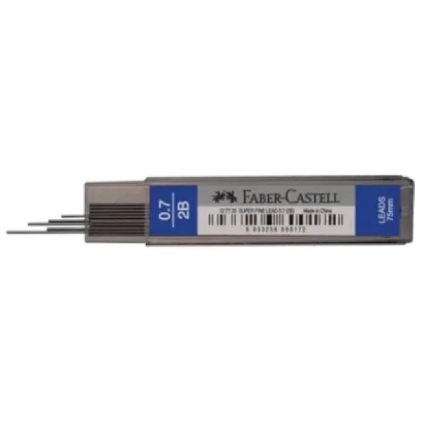 Faber-Castell Min Süper Fine Lead 2b 75 Mm 0.7 Mm Versatil Kalem Ucu (1 Paket 12 Tüp) - Görsel 4