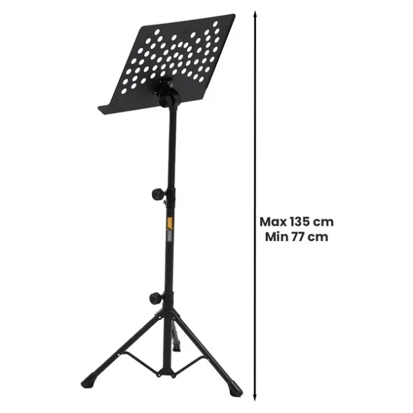 Lastvoice Nt-109 Pro Şef Tipi Büyük Boy Yüksek Kaliteli Nota Sehpası Standı Seti - Görsel 5
