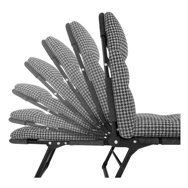 Sunup Sn-26975 Taşınabilir Ayarlanabilir 5 Kademe Sünger Kamp Yatak Şezlong (Kazayağı) - Görsel 5
