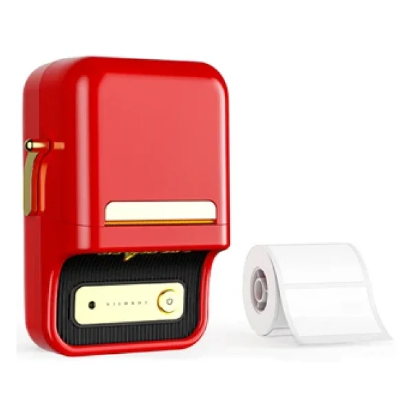 Niimbot B21 Kırmızı Bluetooth Taşınabilir Etiket Makinesi - Görsel 2