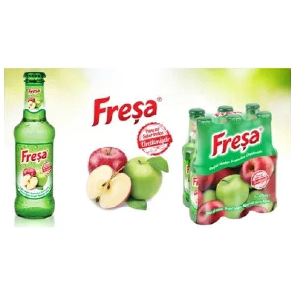 Freşa Elma Aromalı Maden Suyu 200 Ml X 6 Adet - Görsel 6