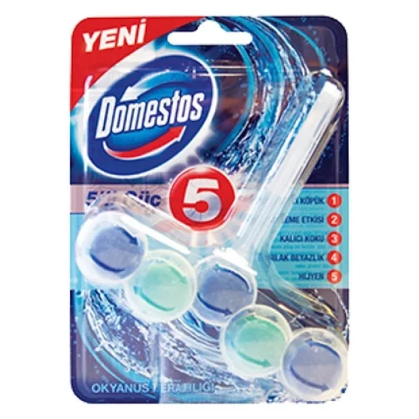Domestos 5'li Güç Wc Blok - Görsel 5
