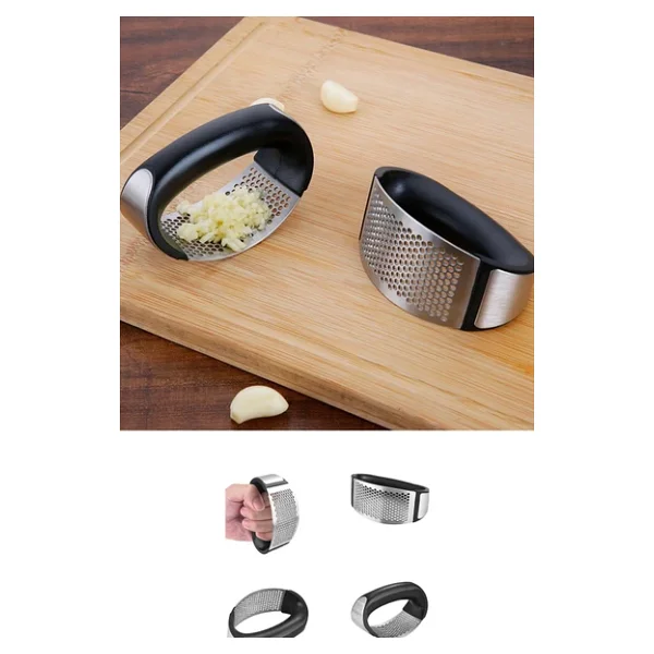 Yeni Sarımsak Ezici Paslanmaz Çelik Garlic Press (5250) - Görsel 3