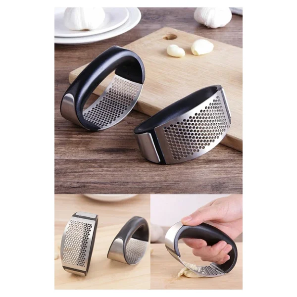 Yeni Sarımsak Ezici Paslanmaz Çelik Garlic Press (5250) - Görsel 2