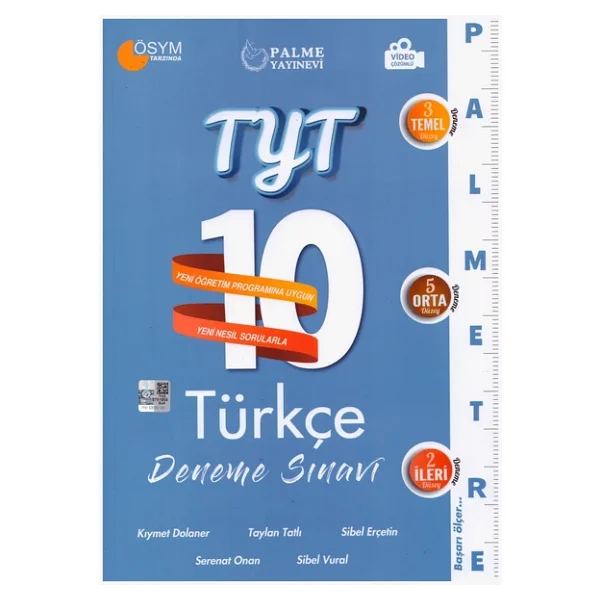 Palme Yayınevi Tyt Palmetre Türkçe 10 Deneme Sınavı - Görsel 4