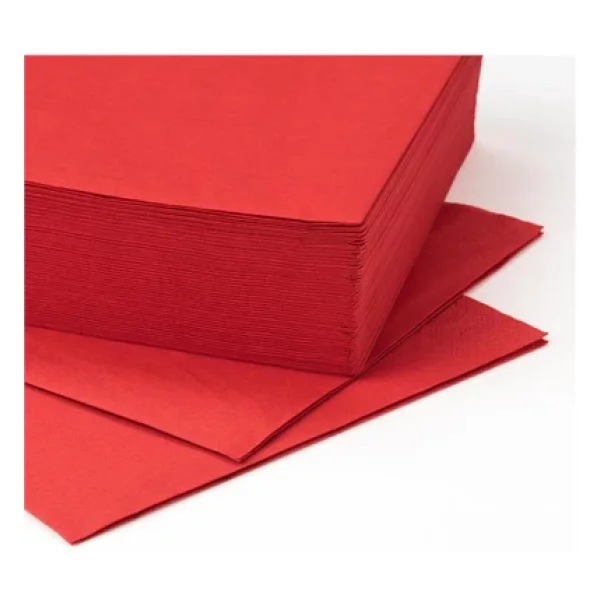 Ikea Fantastısk Peçete Kırmızı 40x40 Cm 50 Adet 20552364 - Görsel 4