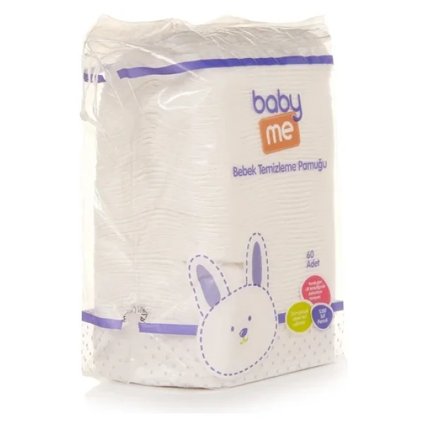 Baby&Me 60'lı Bebek Temizleme Pamuğu - Görsel 2