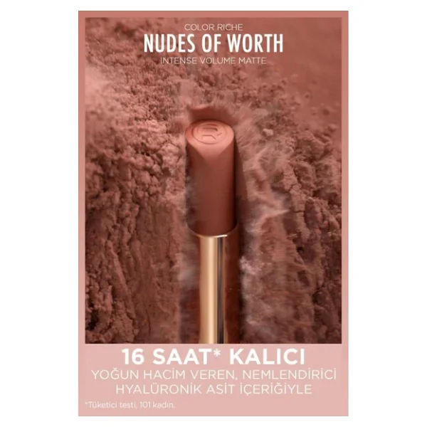 L'oreal Paris Color Riche Intense Volume Matte 540 Nude Unstoppable Stick Ruj - Görsel 8