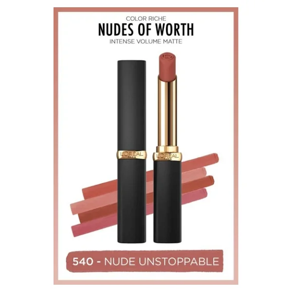 L'oreal Paris Color Riche Intense Volume Matte 540 Nude Unstoppable Stick Ruj - Görsel 4