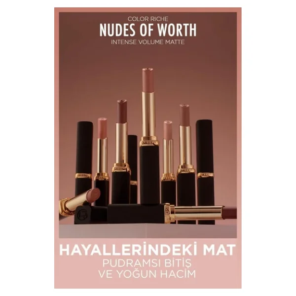 L'oreal Paris Color Riche Intense Volume Matte 540 Nude Unstoppable Stick Ruj - Görsel 5