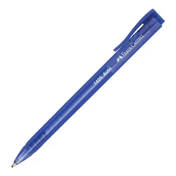 Faber-Castell 1425 Auto Mavi Tükenmez Kalem - Görsel 2