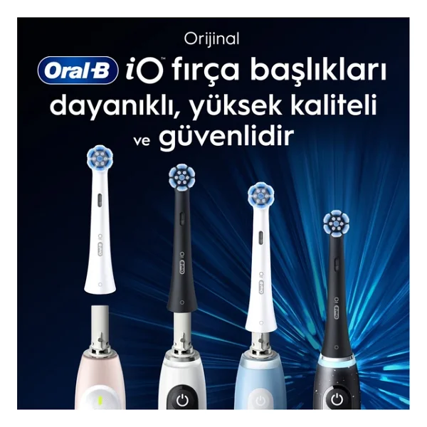 Oral-B İo Gentle Care Siyah 4'lü Diş Fırçası Başlığı - Görsel 8