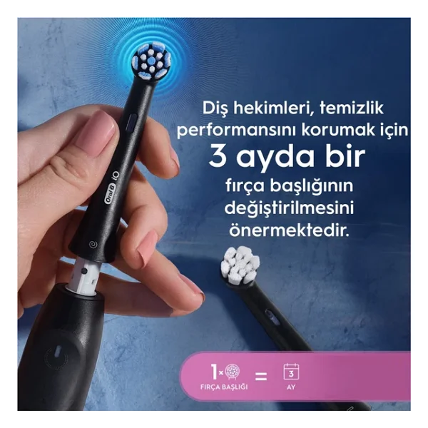 Oral-B İo Gentle Care Siyah 4'lü Diş Fırçası Başlığı - Görsel 5