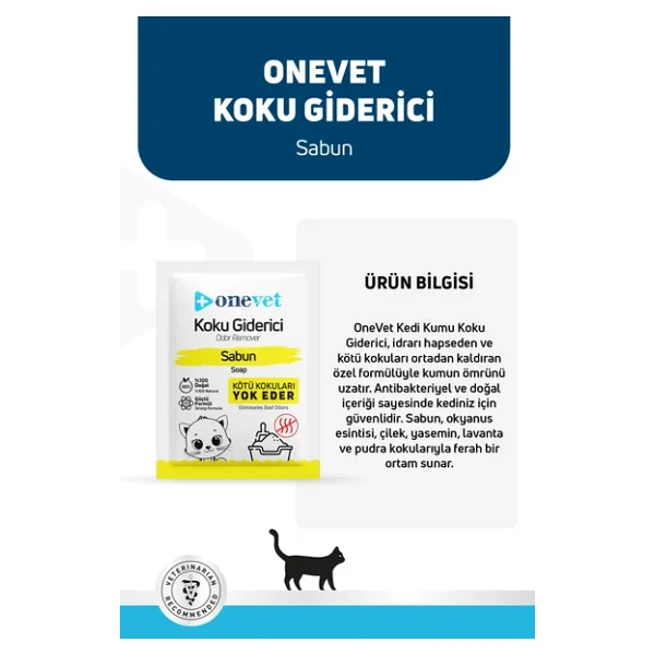Onevet Sabun Kokulu 15x25 gr Kedi Kumu Koku Giderici - Görsel 8