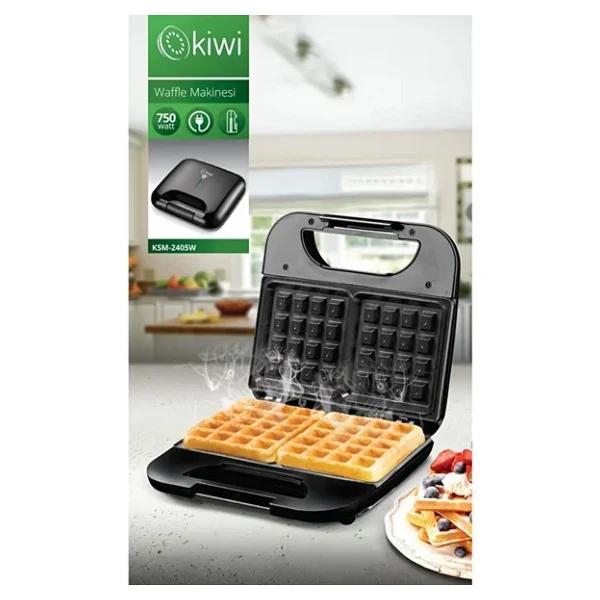 Kiwi Ksm-2405w 750 W Waffle Makinesi - Görsel 5
