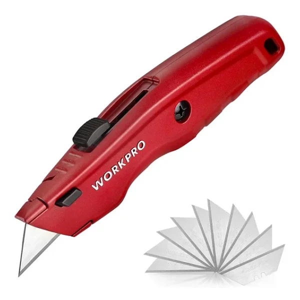 Workpro Wp213017 Alüminyum Rötuş Maket Bıçağı + 3 Adet Yedek Bıçak - Görsel 8