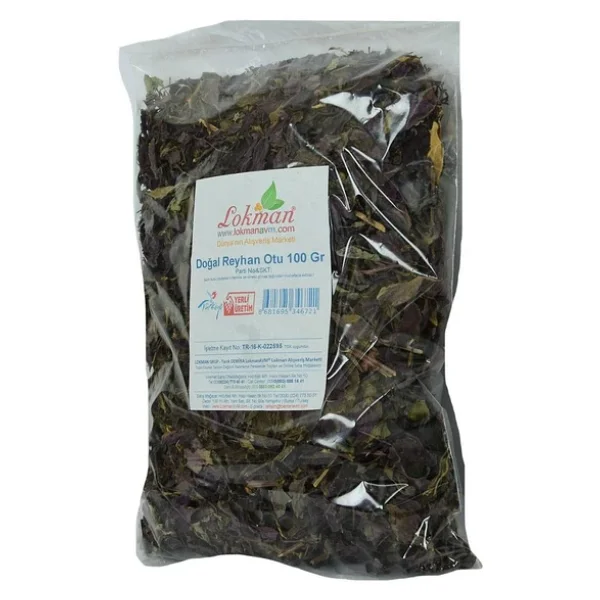 Doğal Saf Mor Reyhan Otu 100 Gr Paket Yabani Yer Fesleğeni - Görsel 6