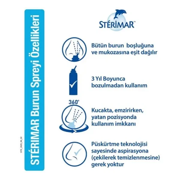 Sterimar Deniz Suyu Burun Spreyi 50 Ml - Görsel 3