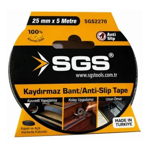 Sgs Sgs2270 Merdiven Kaydırmaz Bant 25 Mm 5 Metre - Görsel 3